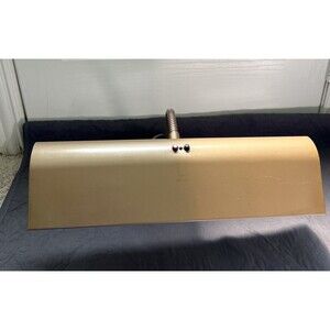 Vintage 1960s Industrial  Flexible Goose Neck Push Button Metal Desk Lamp Accent